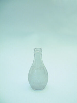 Orangina bottle made of sugar glass, clear, 16 cm x ø8 cm