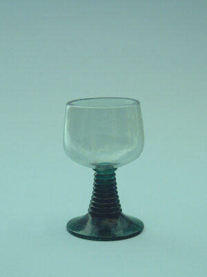 Wine glass Roma 11 x 7 cm. made of sugar glass, Fragile.