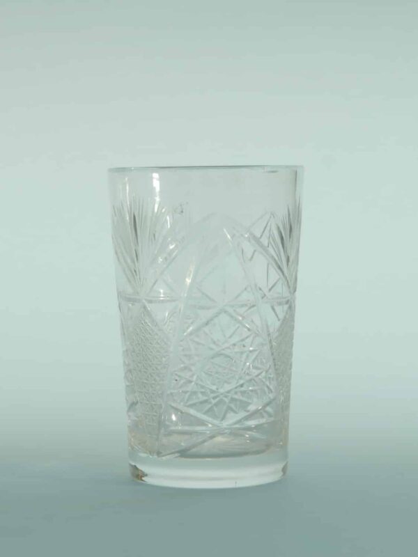 For your video shoot. Breakaway Sugar glass whiskey / water glass. 11 x 7 cm.