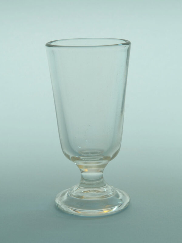 Suikerglas theeglas, Ice-coffeglas. Theeglas- Eiskaffeeglas. H*B 14,3 x 7,3 cm