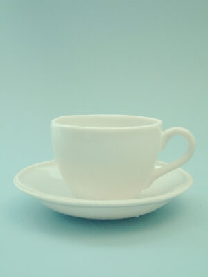 Saucer made of sugar glass, size: 2.5 cm ø 14.5 cm. (Model-1)