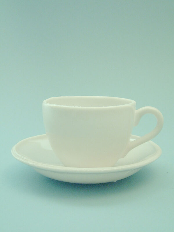 Saucer made of sugar glass, size: 2.5 cm ø 14.5 cm. (Model-1)