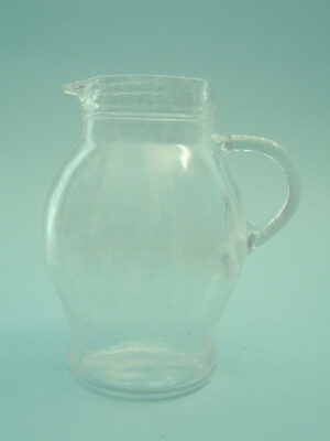 Lampet / water jug made of sugar glass. 0300-Water jug 1 liter, 19 cm x ø 16.5 cm.